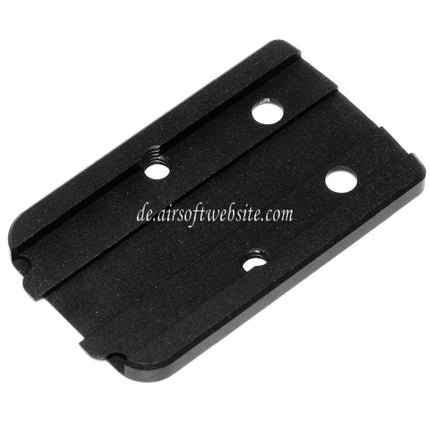 VFC RMR roter Punkt Adapter Geeignet für VFC Cybergun FNX Serie GBB Pistolen Airsoft Schwarz