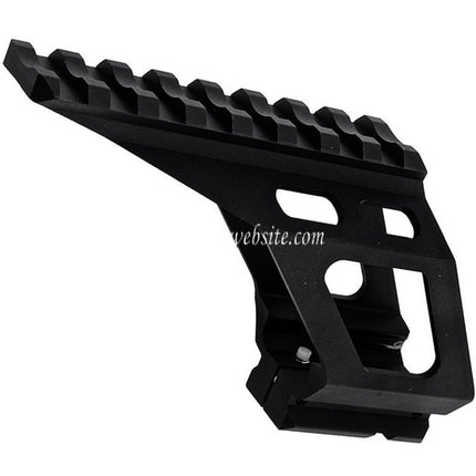 Novritsch CNC Aluminium 20mm Oberschiene geeignet für GBB-Pistolen der SSP1 SSP2 Serie Airsoft Schwarz