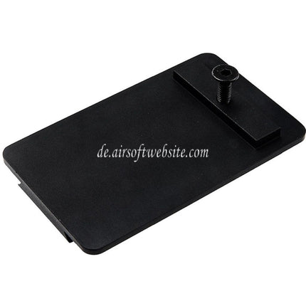 Pro Arms Acro Montagebasis Geeignet für VFC Umarex G17 Gen3 Gen 4 G19 Gen3 G18C Serie GBB Pistolen Airsoft Schwarz