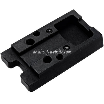Revanchist Airsoft CNC Aluminum Rotpunktplatte mit hoher Halterung geeignet für Novritsch SSP5 Serie GBB Pistolen