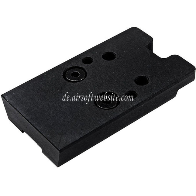 Revanchist Airsoft CNC Aluminum Rotpunktplatte mit hoher Halterung geeignet für Novritsch SSP5 Serie GBB Pistolen