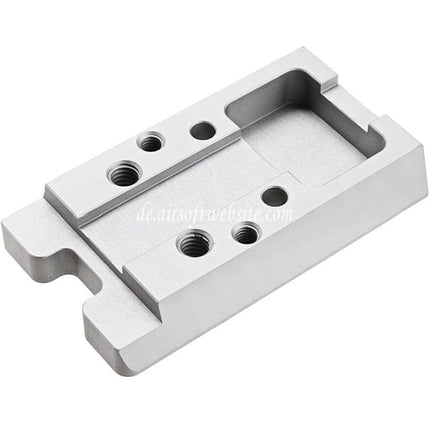 Revanchist Airsoft CNC Aluminum Rotpunktplatte mit hoher Halterung geeignet für Novritsch SSP5 Serie GBB Pistolen