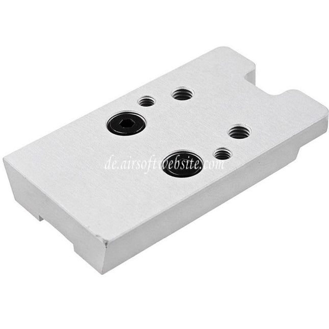 Revanchist Airsoft CNC Aluminum Rotpunktplatte mit hoher Halterung geeignet für Novritsch SSP5 Serie GBB Pistolen