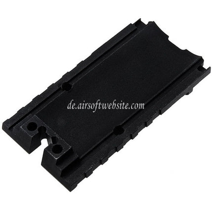 Revanchist Airsoft CNC Aluminum RMR SRO Optikhalterung Geeignet für Tokyo Marui G17 Gen5 MOS Serie GBB Pistolen Schwarz