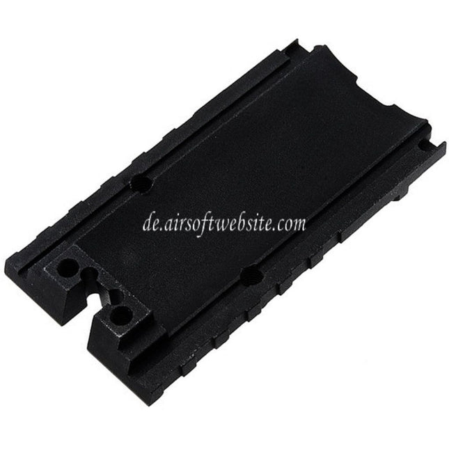 Revanchist Airsoft CNC Aluminum RMR SRO Optikhalterung Geeignet für Tokyo Marui G17 Gen5 MOS Serie GBB Pistolen Schwarz