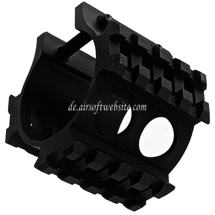 LCT 45mm Schalldämpferschiene Geeignet für LCT AS VAL VSS Serie AEG Gewehre Airsoft Schwarz