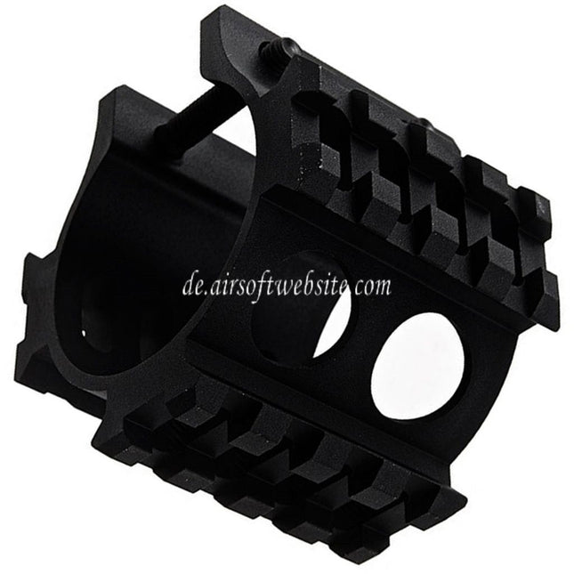 LCT 45mm Schalldämpferschiene Geeignet für LCT AS VAL VSS Serie AEG Gewehre Airsoft Schwarz