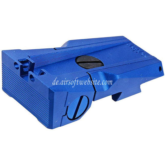 Dr. Black CNC Aluminum Fiberglasvisier Kimme Geeignet für Tokyo Marui Hi-Capa 5.1 Serie GBB Pistolen Airsoft