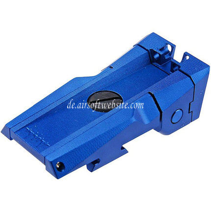 Dr. Black CNC Aluminum Fiberglasvisier Kimme Geeignet für Tokyo Marui Hi-Capa 5.1 Serie GBB Pistolen Airsoft