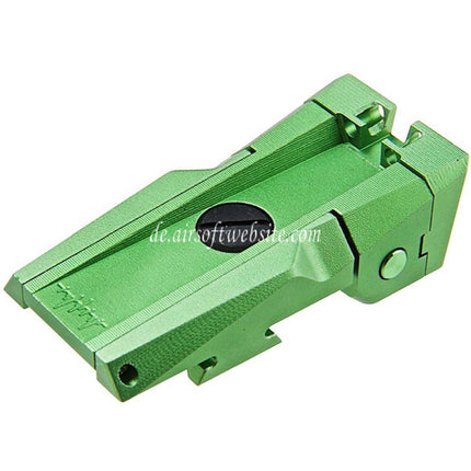 Dr. Black CNC Aluminum Fiberglasvisier Kimme Geeignet für Tokyo Marui Hi-Capa 5.1 Serie GBB Pistolen Airsoft