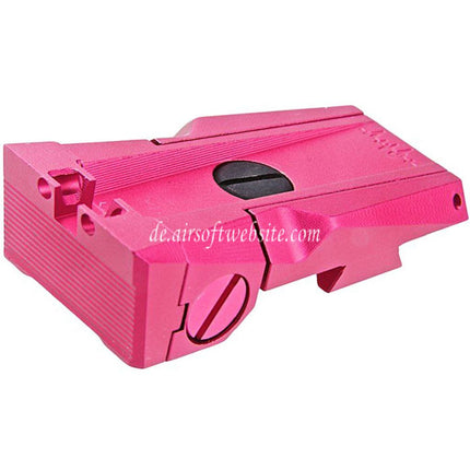 Dr. Black CNC Aluminum Fiberglasvisier Kimme Geeignet für Tokyo Marui Hi-Capa 5.1 Serie GBB Pistolen Airsoft