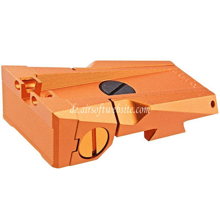 Dr. Black CNC Aluminum Fiberglasvisier Kimme Geeignet für Tokyo Marui Hi-Capa 5.1 Serie GBB Pistolen Airsoft