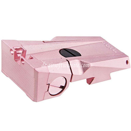 Dr. Black CNC Aluminum Fiberglasvisier Kimme Geeignet für Tokyo Marui Hi-Capa 5.1 Serie GBB Pistolen Airsoft