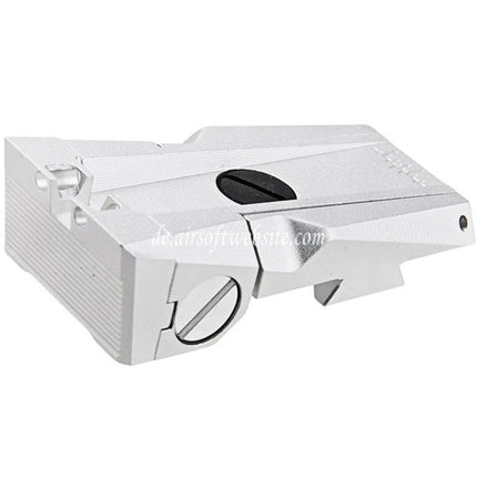 Dr. Black CNC Aluminum Fiberglasvisier Kimme Geeignet für Tokyo Marui Hi-Capa 5.1 Serie GBB Pistolen Airsoft