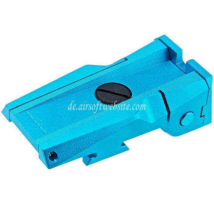 Dr. Black CNC Aluminum hinteres Visier Geeignet für Tokyo Marui Hi-Capa 5.1 Serie GBB Pistolen Airsoft