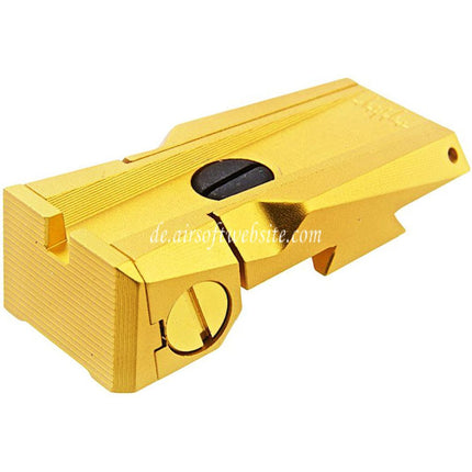 Dr. Black CNC Aluminum hinteres Visier Geeignet für Tokyo Marui Hi-Capa 5.1 Serie GBB Pistolen Airsoft