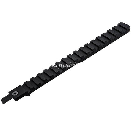 VFC CNC Aluminum 210mm M1913 20mm Picatinny Oberschiene mit Adapter Geeignet für Cybergun FNC GBB Gewehre Airsoft Schwarz