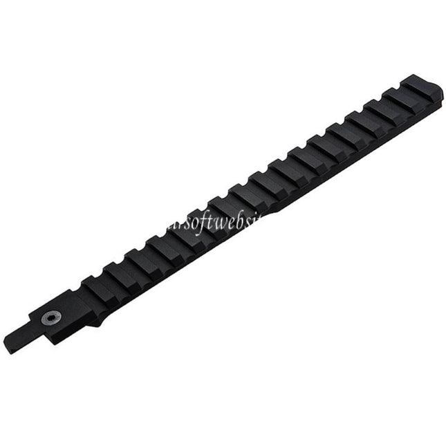 VFC CNC Aluminum 210mm M1913 20mm Picatinny Oberschiene mit Adapter Geeignet für Cybergun FNC GBB Gewehre Airsoft Schwarz