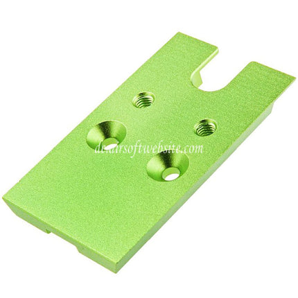 Novritsch CNC Aluminum Premium Leuchtpunktplatte Geeignet für VT RMR Mounting Footprint Novritsch SSP5 Serie GBB Pistolen Airsoft