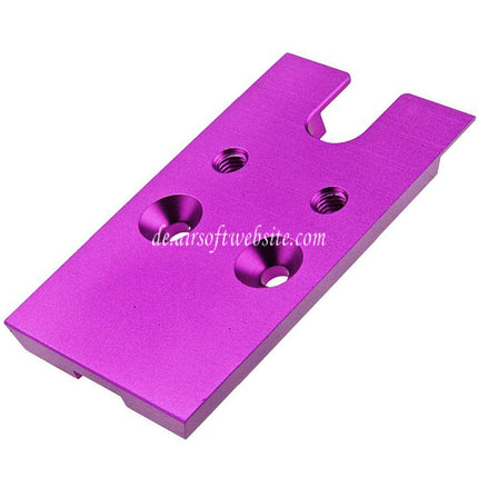 Novritsch CNC Aluminum Premium Leuchtpunktplatte Geeignet für VT RMR Mounting Footprint Novritsch SSP5 Serie GBB Pistolen Airsoft