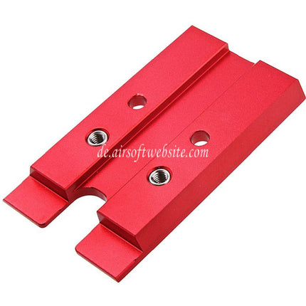 Novritsch CNC Aluminum Premium Leuchtpunktplatte Geeignet für VT RMR Mounting Footprint Novritsch SSP5 Serie GBB Pistolen Airsoft