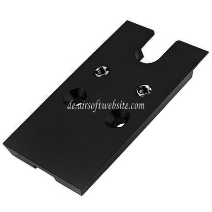 Novritsch CNC Aluminum Premium Leuchtpunktplatte Geeignet für VT RMR Mounting Footprint Novritsch SSP5 Serie GBB Pistolen Airsoft