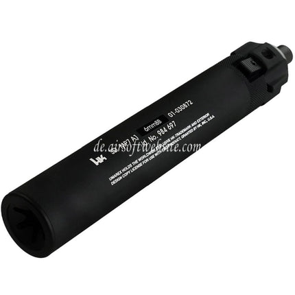 VFC (H&K lizenziert) Schnellablösung MP7A1 Schalldämpfer Geeignet für KSC MP7 Serie GBB Gewehre Airsoft Schwarz