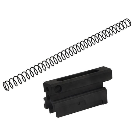 BBT CNC Stahlverschlussträger mit 120 % Rückholfeder Geeignet für Maruyama SCW-9 PRO-G Serie GBB SMG Gewehre Airsoft Schwarz