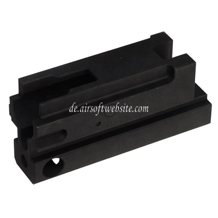 BBT CNC Stahlverschlussträger mit 120 % Rückholfeder Geeignet für Maruyama SCW-9 PRO-G Serie GBB SMG Gewehre Airsoft Schwarz