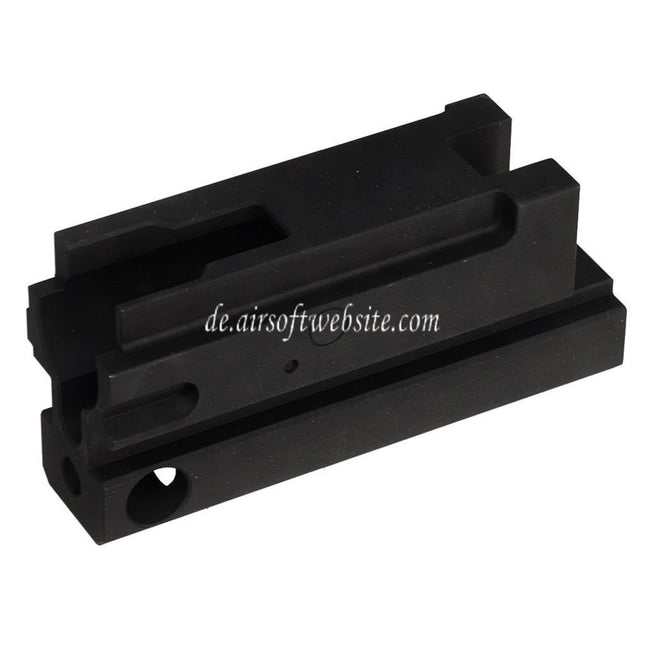 BBT CNC Stahlverschlussträger mit 120 % Rückholfeder Geeignet für Maruyama SCW-9 PRO-G Serie GBB SMG Gewehre Airsoft Schwarz