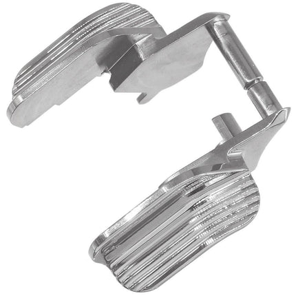 5KU CNC Edelstahl Abgeschirmt Ambidextrous Daumensicherung geeignet für WE(WE-TECH) AW KJ Tokyo Marui Hi-Capa Serie GBB Pistolen Airsoft