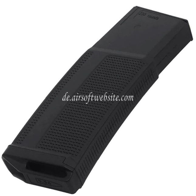 CYMA EMG Daniel Defense 230rd Polymer Mid-Cap Magazin Geeignet für M4 M16 Serie AEG Gewehre Airsoft Schwarz