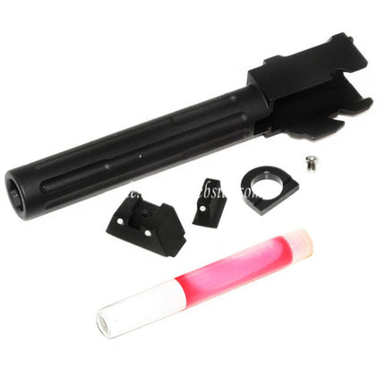 5KU CNC Aluminum 9INE RMR Ready Laufschlittensatz Geeignet für WE Tokyo Marui G17 Gen3 Serie GBB Pistolen Airsoft