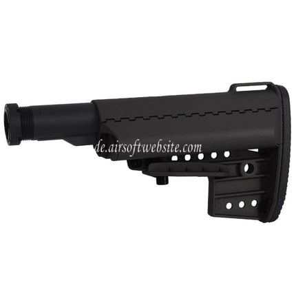 CYMA VLT Clubfoot 5-Positions Einziehbar Schaft mit Pufferrohr geeignet für M4 M16 Serie AEG Gewehre Airsoft