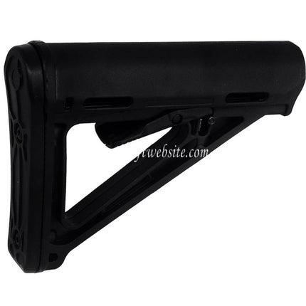 E&C MOE Stil Einziehbarer Schaft Geeignet für M4 M16 Serie AEG Gewehre Airsoft Schwarz