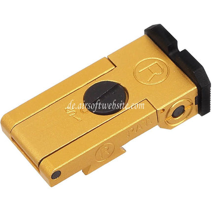 5KU CNC Aluminum Bo-Mar Stil hinteres Visier Geeignet für WE (WE-TECH) Tokyo Marui Hi-Capa Serie GBB Pistolen Airsoft