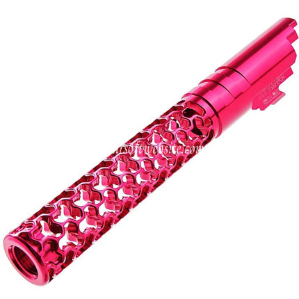 Dr. Black CNC 6063 Aluminum 5 Zoll 125mm Geom Stil Äußerer Lauf +11mm CW im Uhrzeigersinn Geeignet für Armorer Works AW WE-TECH Tokyo Marui Hi-Capa 5.1 Serie GBB Pistolen Airsoft