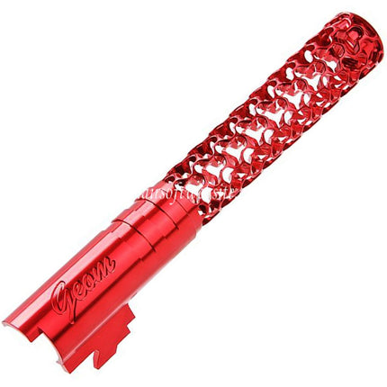 Dr. Black CNC 6063 Aluminum 5 Zoll 125mm Geom Stil Äußerer Lauf +11mm CW im Uhrzeigersinn Geeignet für Armorer Works AW WE-TECH Tokyo Marui Hi-Capa 5.1 Serie GBB Pistolen Airsoft