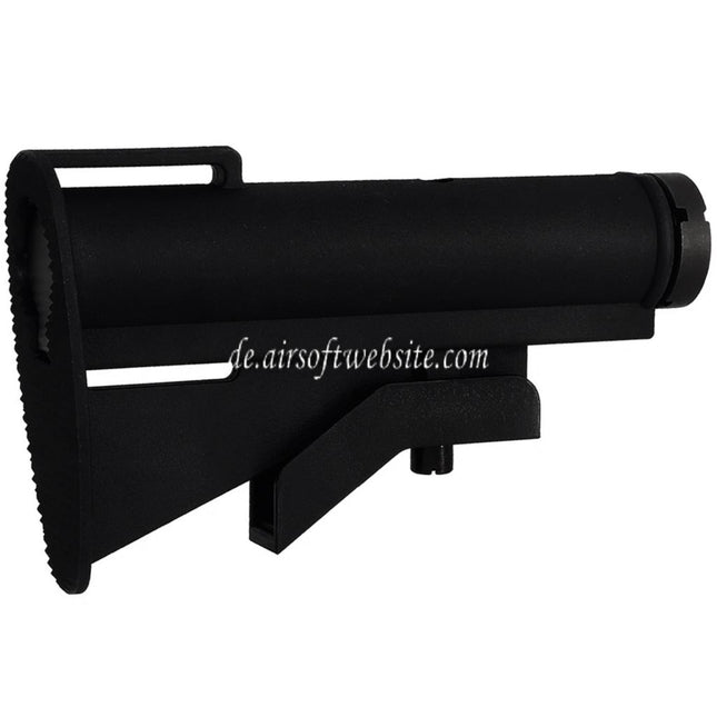 CYMA M733 Stil Einziehbarer Schaft mit 2-Positionen Rohr Geeignet für M4 M16 Serie AEG Gewehre Airsoft Schwarz