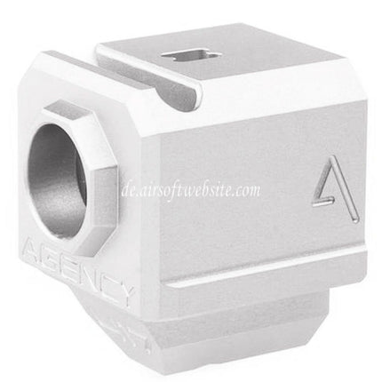 RWA Agency Arms 417 Einzelport Kompensator -14mm CCW Gegen den Uhrzeigersinn Geeignet für Elite Force UMAREX VFC WE (WE-Tech) G-Serie GBB Pistolen Airsoft
