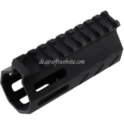 BAD Workhorse CNC Aluminum 4 Zoll Free Float M-LOK Handschutz schienen system Geeignet für VFC AR M4 Serie GBB Gewehre Airsoft Schwarz