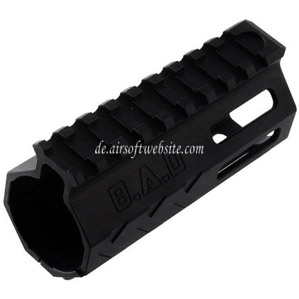 BAD Workhorse CNC Aluminum 4 Zoll Free Float M-LOK Handschutz schienen system Geeignet für VFC AR M4 Serie GBB Gewehre Airsoft Schwarz