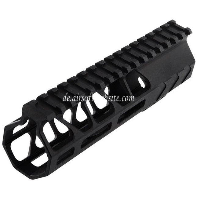 BAD Workhorse CNC Aluminum 6.7 Zoll Free Float M-LOK Handschutz schienen system Geeignet für VFC AR M4 Serie GBB Gewehre Airsoft Schwarz