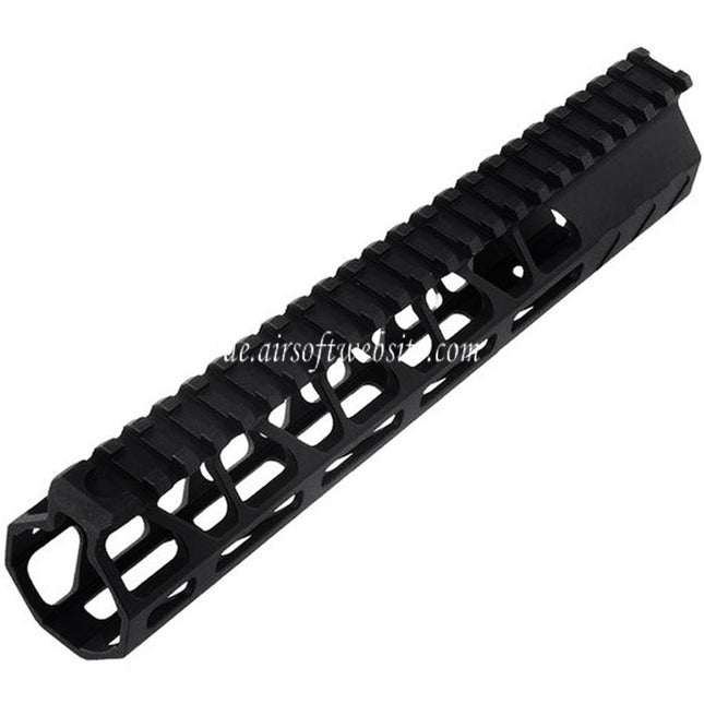 BAD Workhorse CNC Aluminum 9.5 Zoll Free Float M-LOK Handschutz schienen system Geeignet für VFC AR M4 Serie GBB Gewehre Airsoft Schwarz