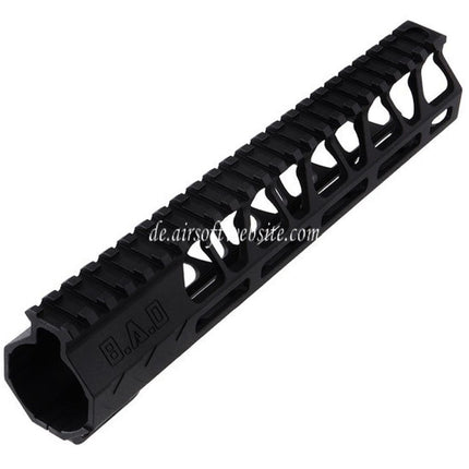 BAD Workhorse CNC Aluminum 9.5 Zoll Free Float M-LOK Handschutz schienen system Geeignet für VFC AR M4 Serie GBB Gewehre Airsoft Schwarz