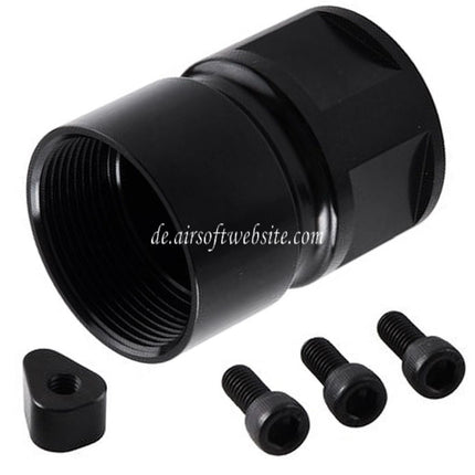 BAD Workhorse CNC Aluminum 9.5 Zoll Free Float M-LOK Handschutz schienen system Geeignet für VFC AR M4 Serie GBB Gewehre Airsoft Schwarz