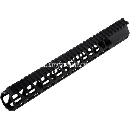 BAD Workhorse CNC Aluminum 13.5 Zoll Free Float M-LOK Handschutz schienen system Geeignet für VFC AR M4 Serie GBB Gewehre Airsoft Schwarz