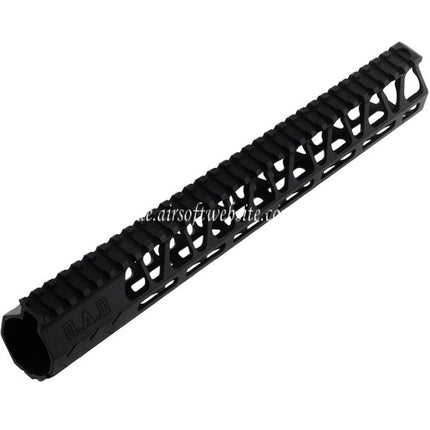 BAD Workhorse CNC Aluminum 13.5 Zoll Free Float M-LOK Handschutz schienen system Geeignet für VFC AR M4 Serie GBB Gewehre Airsoft Schwarz