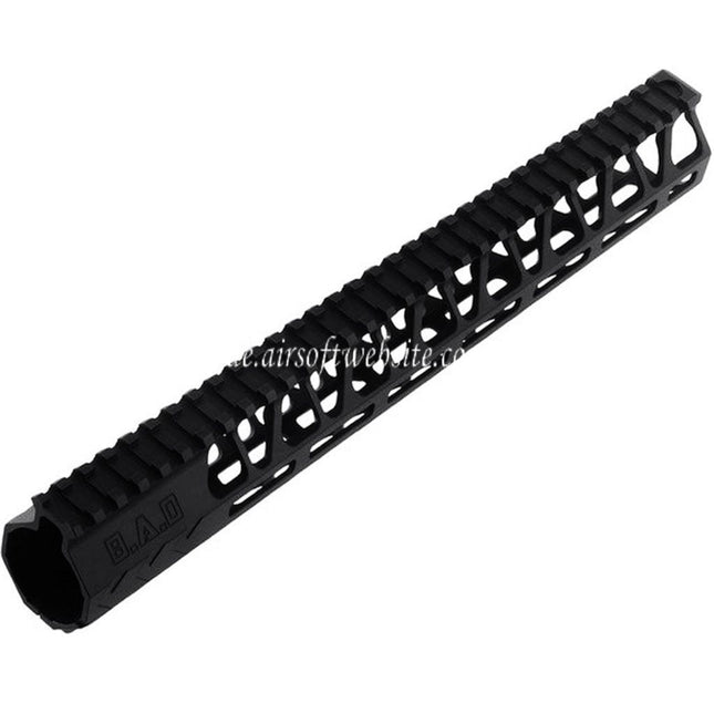 BAD Workhorse CNC Aluminum 13.5 Zoll Free Float M-LOK Handschutz schienen system Geeignet für VFC AR M4 Serie GBB Gewehre Airsoft Schwarz