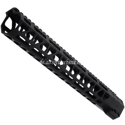BAD Workhorse CNC Aluminum 13.5 Zoll Free Float M-LOK Handschutz schienen system Geeignet für VFC AR M4 Serie GBB Gewehre Airsoft Schwarz